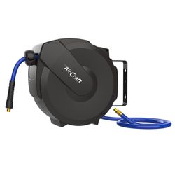 AIRCRAFT Air Hose Reel 15m 12mm Od X 8mm Id Pu Hose Auto Retract